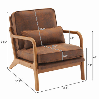 Viva Solène Armrest Orange Lounge Chair