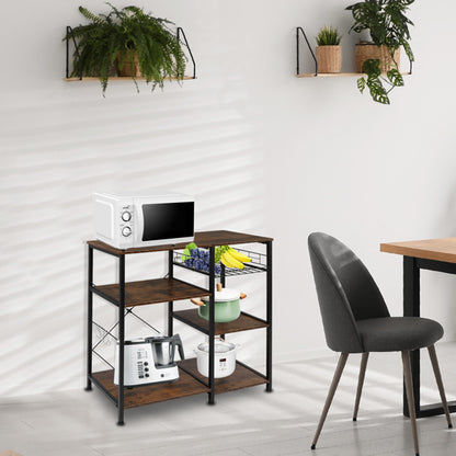 Viva Vanity Collection – 4-Tier Kitchen Storage Shelves for Smart Living