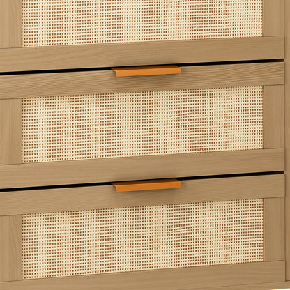 Viva Essentials Collection: 6-Drawer Rattan Dresser