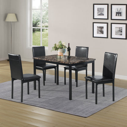 Viva Marcellus Collection: The Marcellus Metro 5-Piece Dining Ensemble