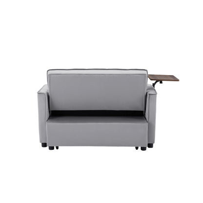 Viva Elite Velvet Loveseat Sleeper Sofa Bed with Side Table - The Future of Intimate Luxury
