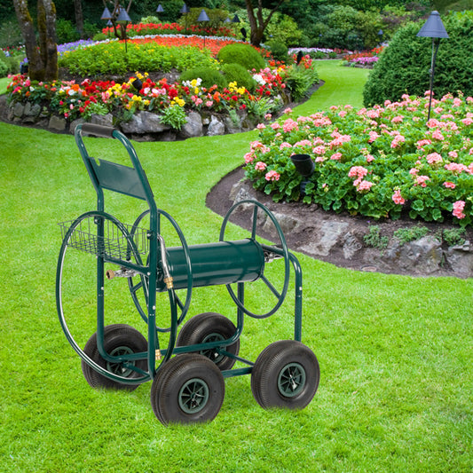 Industrial-Style Green Molten Iron Pipe Cart | Sturdy & Multi-Functional Storage Solution