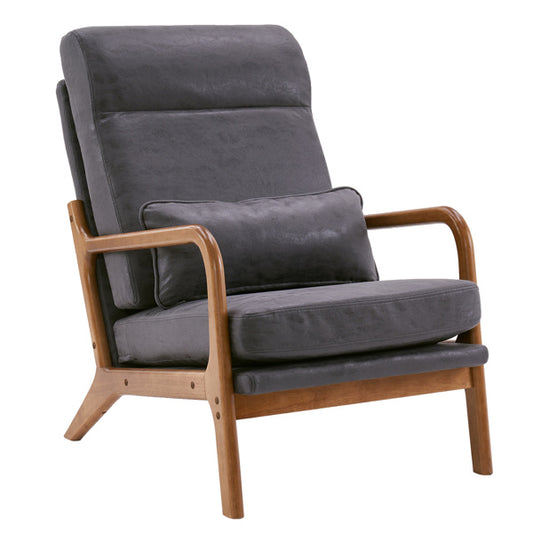 Viva Atelier Collection: The Beaumont Oak Armrest Indoor Lounge Chair