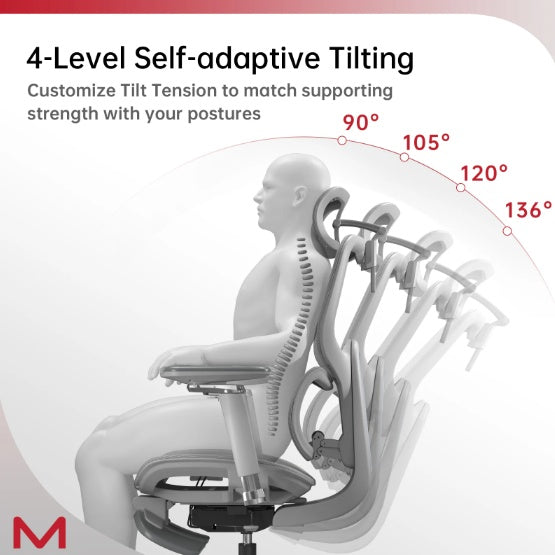 Viva Ergonomique Collection: The Équilibre High-Back Ergonomic Mesh Office Chair