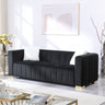 Viva Smart Modern Channel Chesterfield 3‑Seater Sofa