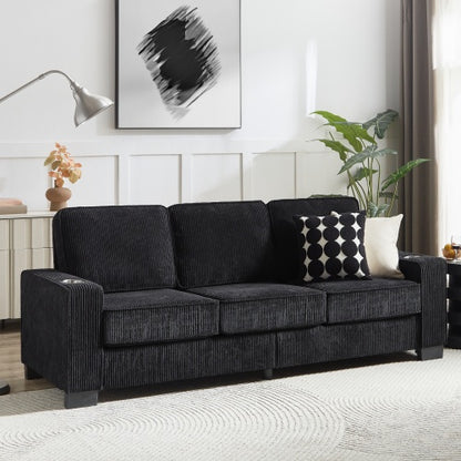 Viva Elite Smart Corduroy 3-Seater Sofa - The Future of Intelligent Comfort
