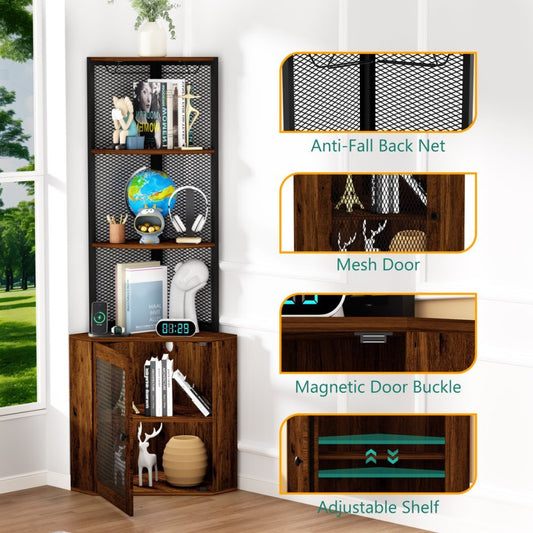 Viva Atria Collection: Viva Atria 65″ Corner Elegance Cabinet