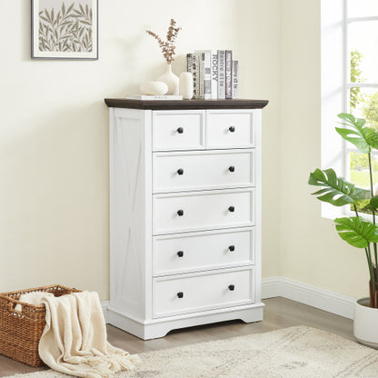Viva Elite Elegant Fiberboard 6-Drawer Vanity Collection - The Future of Refined Functionality