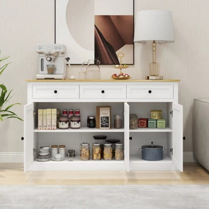 Viva Solstice Collection: Viva Solstice Modern Fiber Board Buffet Cabinet
