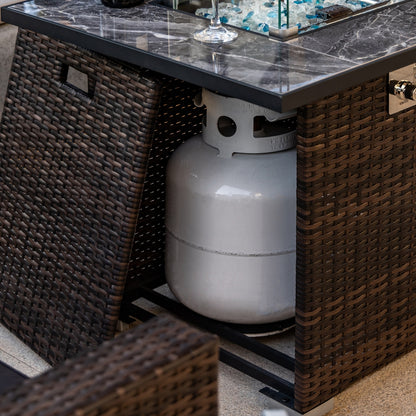 outdoor fire pit table for patios