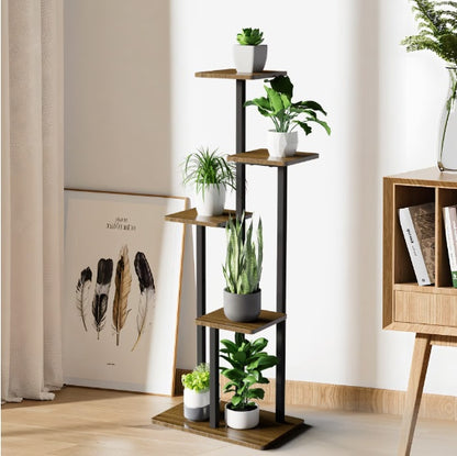 Black 5-Tier Indoor Plant Stand | Viva Essentials