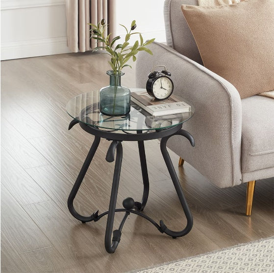 Viva Living Series – The 2-Piece Glass Table Set for Curated Simplicity