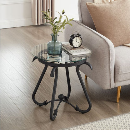 Viva Living Series – The 2-Piece Glass Table Set for Curated Simplicity
