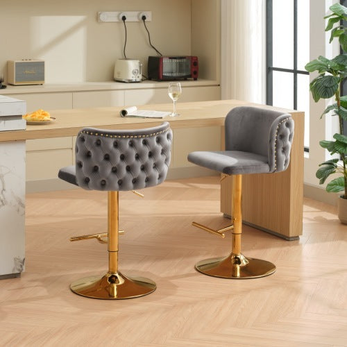 Viva Elite Élan Noir Swivel Bar Stool – The Future of Elevated Seating Architecture
