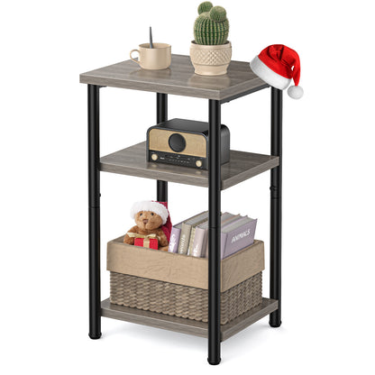 Adjustable 3-Level Coffee Table, Gray or Brown | Viva
