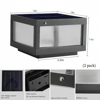 Viva Elite Solar Wall Light with Dimmable LED (2-Pack)