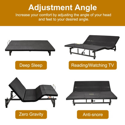 adjustable bed base USB port detail