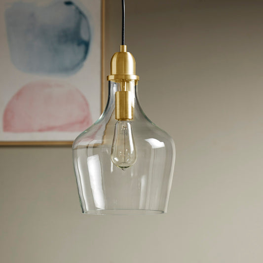 Viva Smart Living Collection: Bell-Shaped Glass Pendant