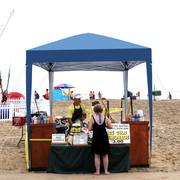 Viva Horizon Blue Non-Enclosed Folding Shed