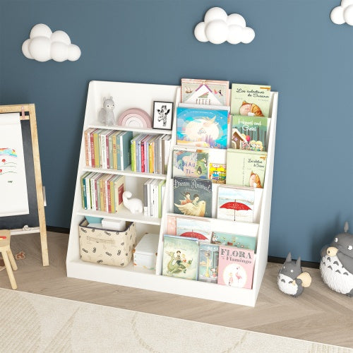 Viva Sprout 4-Tier Children’s Bookcase & Toy Storage Organizer
