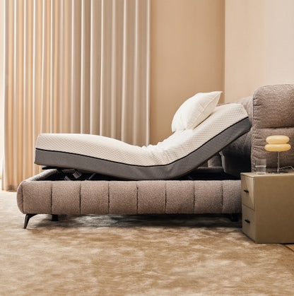 adjustable bed base with flexible bedroom comfort for reading, relaxing,
