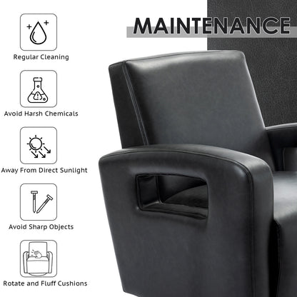 Swivel Accent Chair – Brown & Dark Brown | Viva