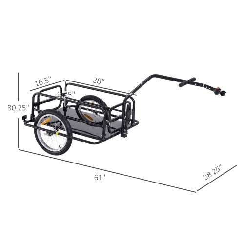 Viva Luxe Atlas Black Cargo Trailer & Wagon