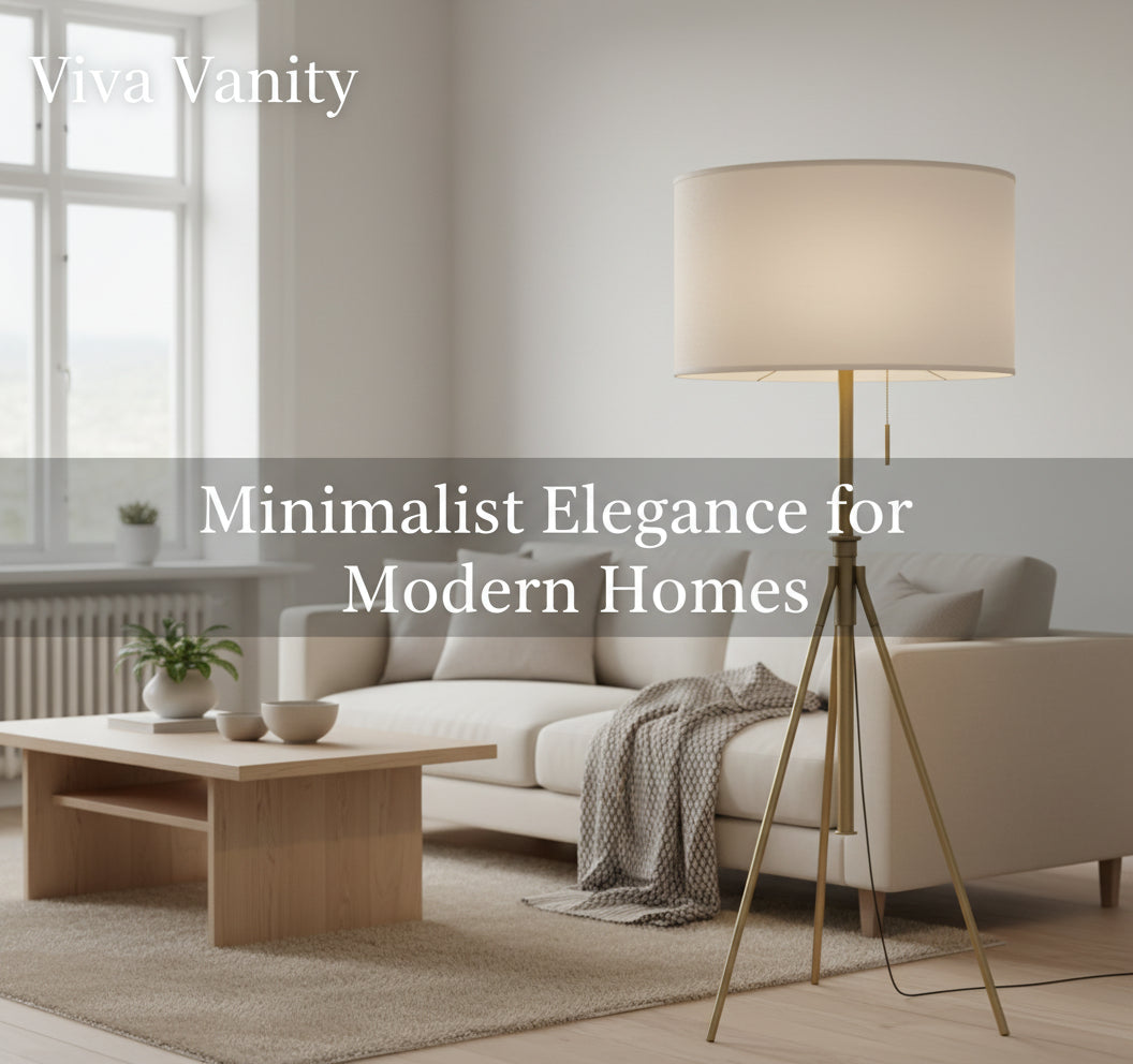 Floor lamp with specifications including UL listing, cord length, compatibility, and dimensions.