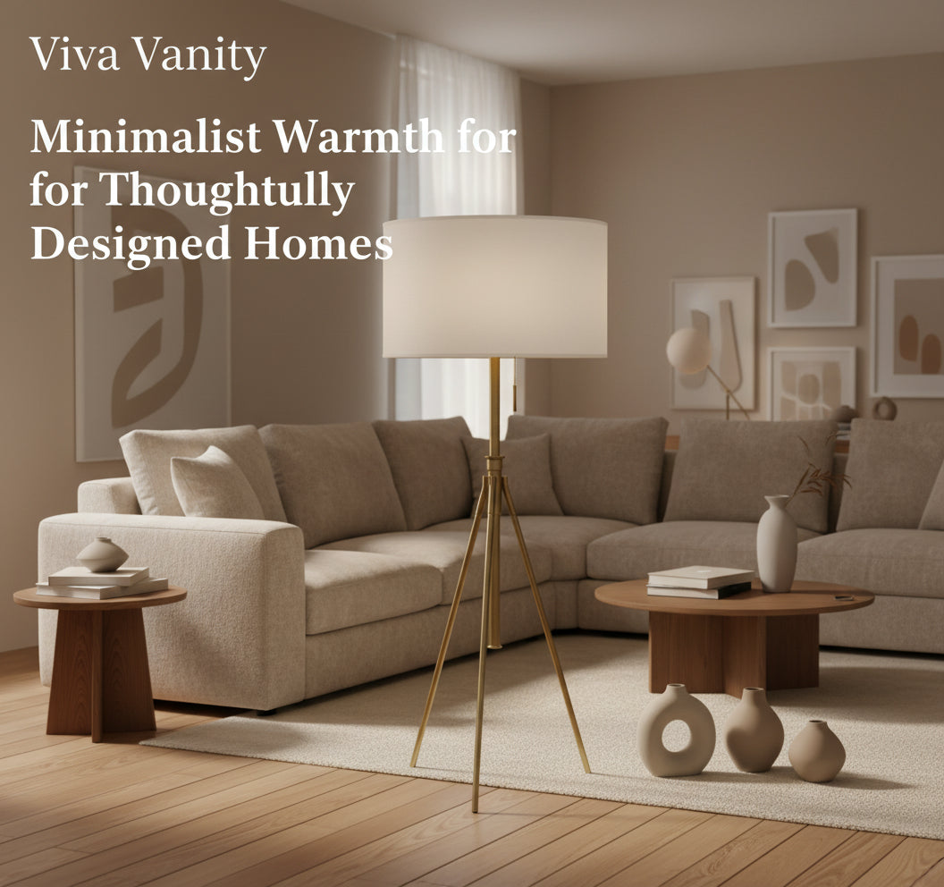 Floor lamp with specifications including UL listing, cord length, compatibility, and dimensions.