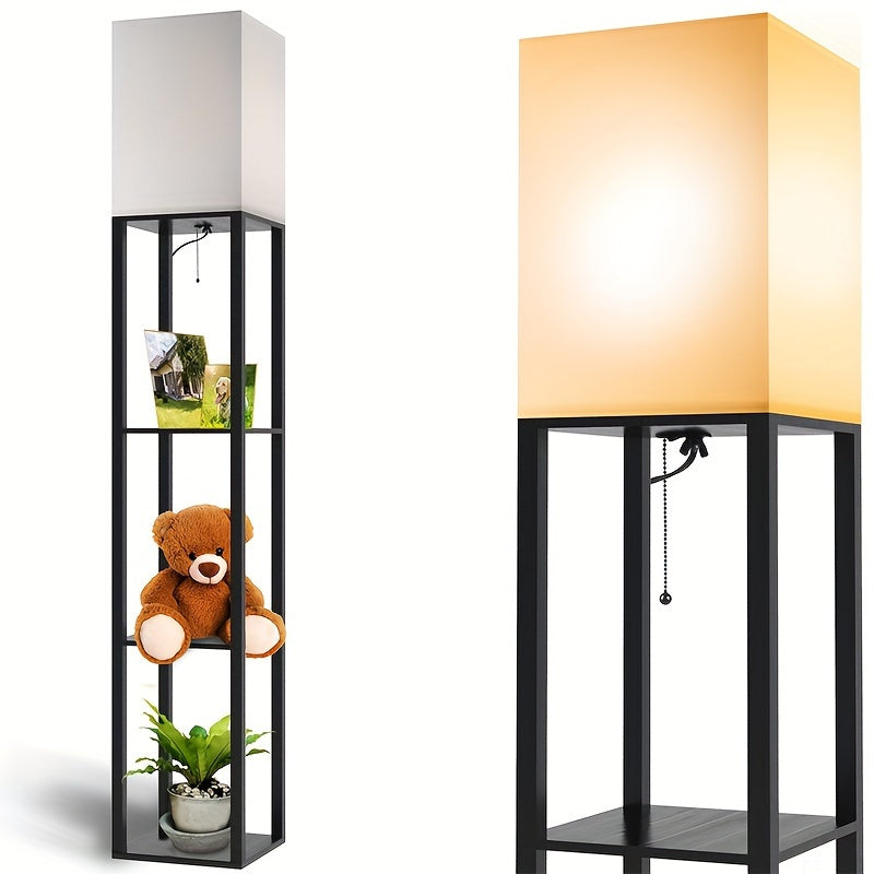 floor lamp with shelf for small living room