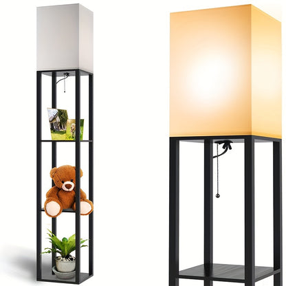 floor lamp with shelf for small living room