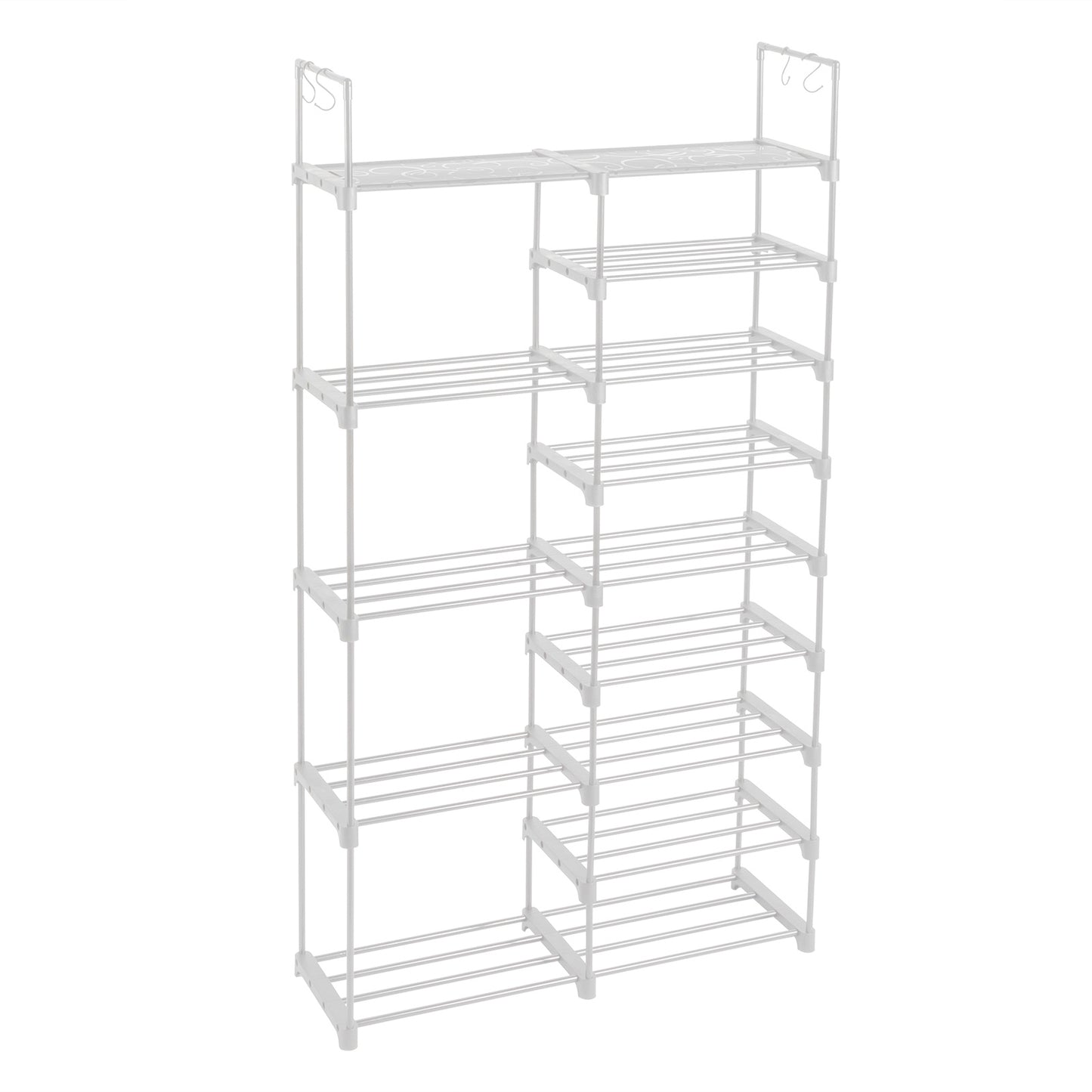 Viva Celestia 9-Tier Double-Row Shoe Rack