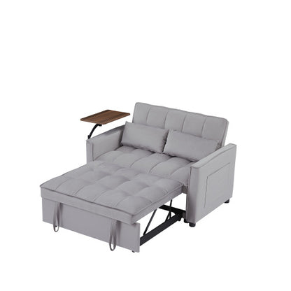 Viva Elite Velvet Loveseat Sleeper Sofa Bed with Side Table - The Future of Intimate Luxury
