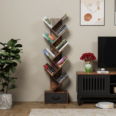 Viva Smart Living Collection: 9-Tier Tree Bookshelf