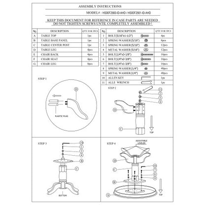 Viva Atelier Collection: The Atelier Round Dining Ensemble