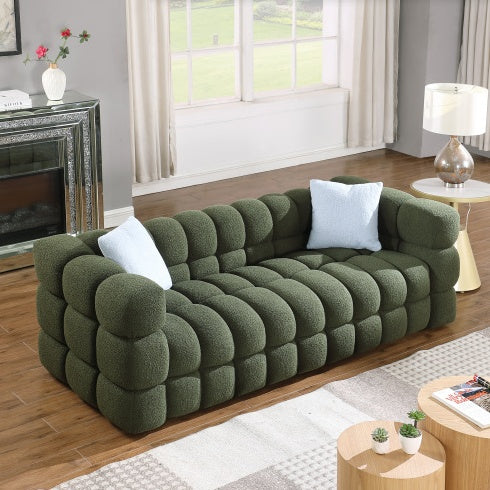 Viva Marshmallow Edition – 84.3" White Bouclé Sofa