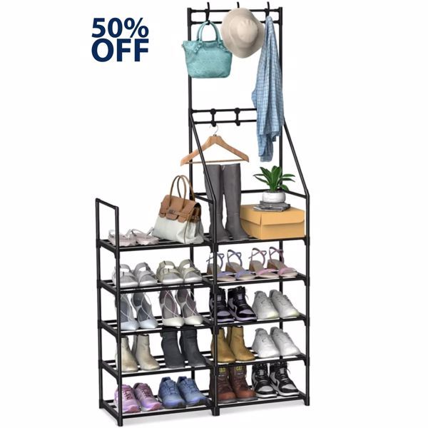 The Viva 5-Layer Shoe Rack – Vertical Simplicity with Sophisticated Function
