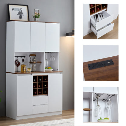 Luxury Corner Coffee & Wine Bar Cabinet – Elevate Your Home in Style