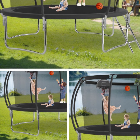 Viva Pulse 12FT Trampoline – Where Play Meets Sculptural Design