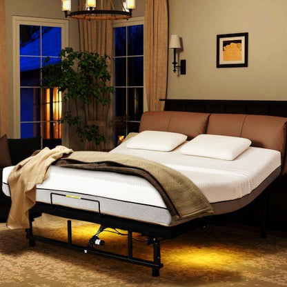 zero-gravity-position adjustable bed base