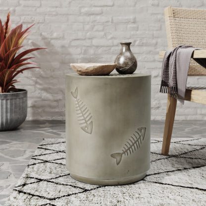 Viva Marina Side Table – A Sculptural Touch of Coastal Charm