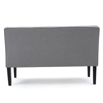 Gray Upholstered Loveseat | Viva Gris Deux