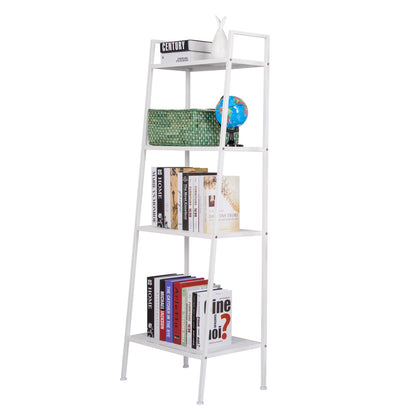 Viva Essentials Storage Series: Modern Ivory Metal Shelving Unit