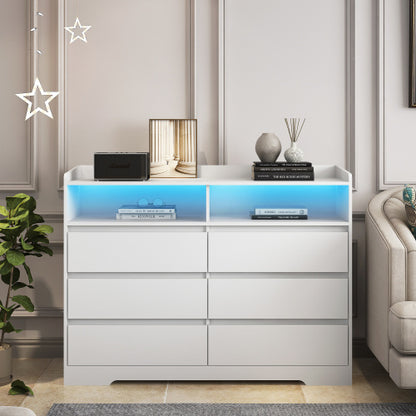 Viva Elite 6-Drawer LED Vanity Collection - The Future of Illuminated Beauty