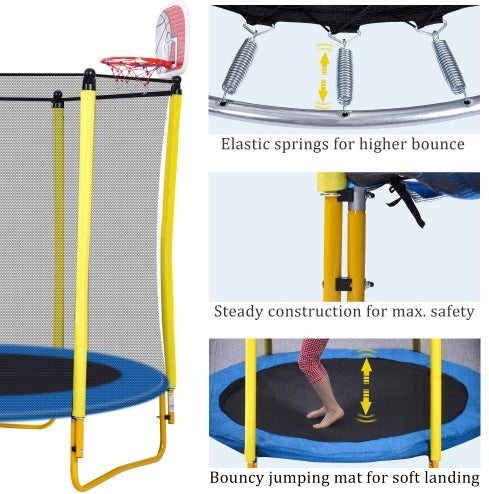 The Viva Pulse 5.5FT Trampoline – Where Energy Meets Elevated Play