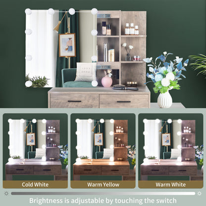 Viva Elite 3-Drawer Dressing Table Set Collection - The Future of Stylish Sophistication