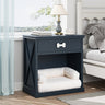 Vintage Small Locker with LED Lights & Pet Bed – A Stylish & Functional Storage Solution
