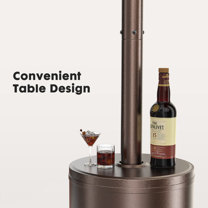Viva Solstice™ 48,000 BTU Propane Patio Heater — Where Warmth Meets Urban Luxury