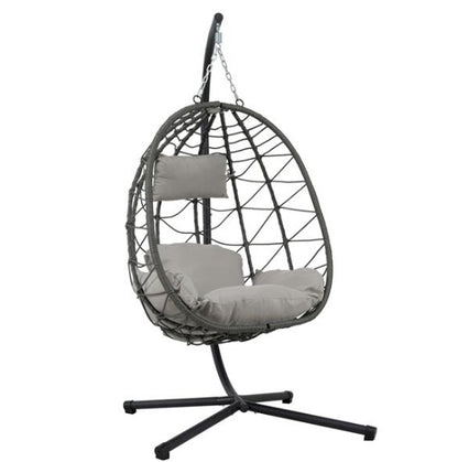 Luxury Hanging Basket Chair for Indoor & Outdoor | Stylish Swing Chair with Stand