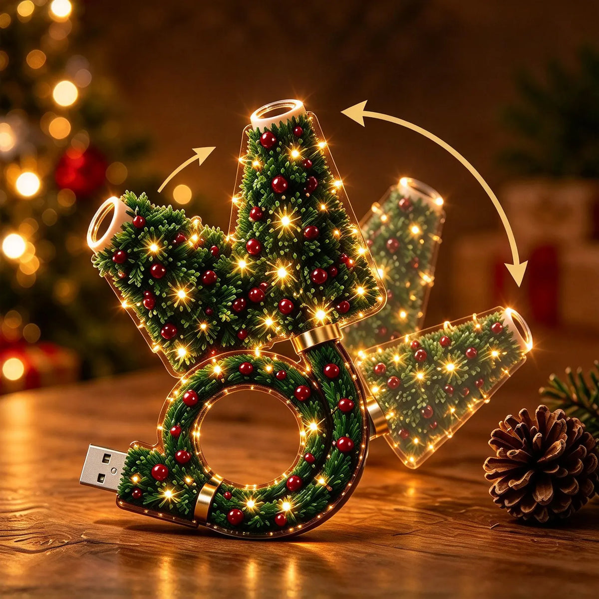 Cozy LED Star Projector Light - Ceiling Atmosphere Lamp For Home Decor Christmas Holiday Gift Night Light